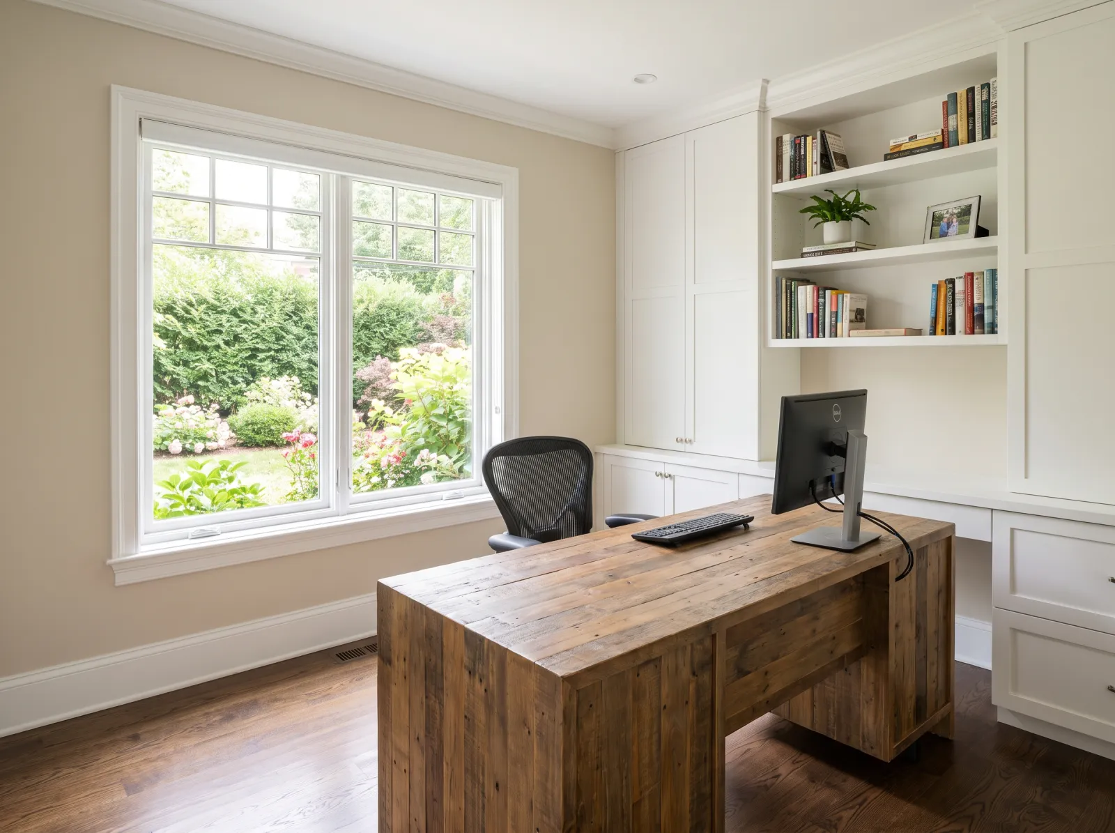 Home office with the Snaptolist finish
